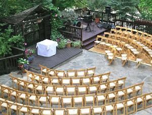 Open-Air Outdoor Veranda, Millcreek Inn, Salt Lake City
