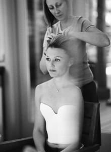 Jack Slomovits Photography, Palm Springs — Bride getting ready.  Sonoma, Ca.