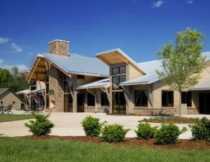 Turner Dining Lodge, Joe C. Davis Outdoor Center, Antioch — The Turner Dining Lodge seats up to 400 guests.  Health home-cooked meals are prepared by our chef for overnight groups of 36 people or more.  The stage is terrific for dinner theater productions.