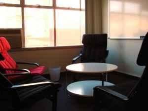 Small Conference Room, Sandbox Suites, San Francisco — Accomodates up to 5 people. Comes with wi-fi, projector, conference phone, beverage service.
