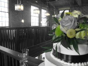 Food Works, Chattanooga — Looking over bridge to mezzanine (Upper Dining)