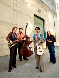 The VNote Ensemble, Oakland — Hailed for its spirited performances and fascinating fusion of Latin and folk rhythms with adventurous jazz explorations, The VNote Ensemble gives voice to the hidden treasure of Venezuelan music. The group is committed to raising that voice and exploring the connection between North American jazz, traditional Venezuelan songs and original musical ideas. The VNote Ensemble defiantly ignores musical boundaries to create a new direction that journeys the infectious rhythms of joropo and swing, gaita and soul and be-bop and calypso among many others.