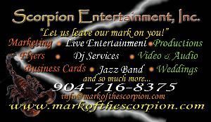 Scorpion Entertainment Incorporated, Jacksonville — Some of what we offer. Contact us today!