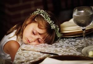 Dennis Drenner Photographs, Baltimore — little girl asleep at wedding