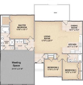 Chattanooga Retreat / Meeting Home, Apison — Home completed and ready for occupancy.