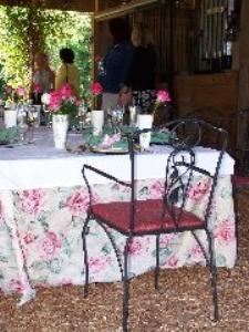 Stable, Cross Creek Ranch, Dover — Bridal Party Table Setting