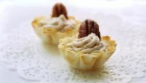 J & L Catering, Newton Lower Falls — Pear & Pecan Goat Cheese Cups