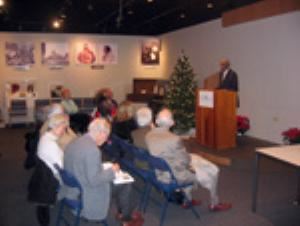 Orientation Room, The History Center, Fort Wayne — The Orientation Room is perfect for small gatherings, lectures or meetings.