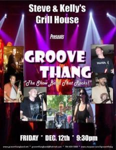 GrooveThang, Charlotte — Hailing from Charlotte, NC; GrooveThang is a high –energy Show Band that ROCKS! This 7 piece band features strong male and female lead vocals, outstanding harmonies, tight horn section, powerful guitars and keyboards along with a rock-solid rhythm section. 

The band members each bring a diverse musical influence to their song list so it is difficult to put a label on their sound. R&B, 70’s Funk, Pop, Rock or Country, they play it all. Label them what you want, GrooveThang doesn’t bring life to your party; “They are the party” and once your friends and colleagues experience their dynamic performance they’ll know who throws the party!

GrooveThang thrives on the energy of its crowd. The group is committed to not just playing music but engaging and entertaining the crowd.