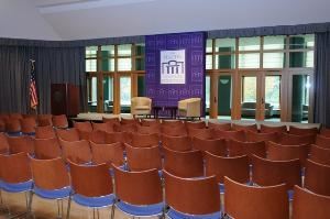 Martin Institute Auditorium, Stonehill College Conference & Event Services, North Easton — Located in the Joseph Martin Institute for Law & Society, the Martin Auditorium is equipped with a built in video projector, screen, and sound system.