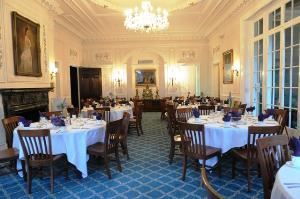 Gartland Dining Room, Stonehill College Conference & Event Services, North Easton — Located in the historic Donahue Hall, formally the Ames Family Mansion, this room offers a majestic atmosphere and opens onto the East Porch Portico.