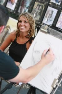 The Studio At Edgewood, Dequincy — Erin and her Groom were photographed, during a Desination Wedding, in the Artists's section of Jackson Square. Front Row Digital merged 2 images to make it appear that the Groom is actually Drawing his Bride on canvas. Let John and Jessica create a once in a lifetime portrait for you too!

Contact us at jmartin @ frontrowdigital.com to secure your appointment today.