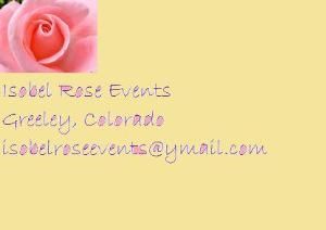 Isobel Rose Events