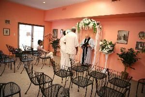 The Wedding Center, Lomita — Seating for 30 wedding guests.