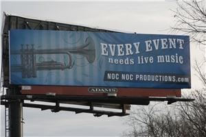 Noc Noc Productions, Charlotte — Noc Noc Productions Billboard