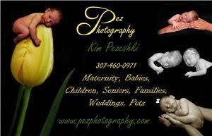 Pez Photography, Laramie — All sessions are done on location at this time.
