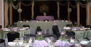 Kings Ballroom, Cavender Castle, Dahlonega — The King's Ballroom can be configured for Rehearsal Dinners, Receptions, and Private Parties.  We also have a dance floor, and stage in this space.