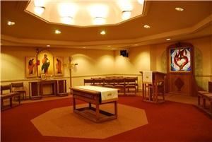Richard Allen Chapel, Asbury Theological Seminary, Wilmore — The Richard Allen chapel provides seating for 50.
