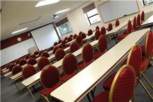 McPheeters Conference Center, Asbury Theological Seminary, Wilmore — With seating for up to 90, built-in AV equipment, and a movable divider, our dedicated conference center is perfect for your next meeting.