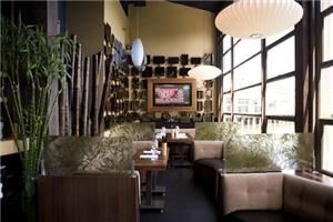 Bar and Semi-Private Lounge, Butterfly Restaurant, San Francisco — New lounge seating for couples and small groups.