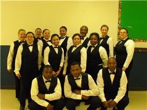 Double Dee's Catering, Mount Kisco — The wait staff of Double Dee's Catering