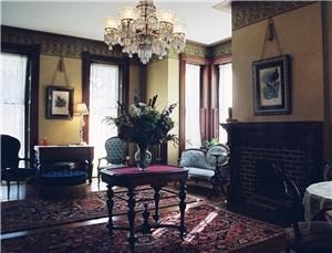 Orris House Inn, Mechanicsburg — The formal parlor is approximately 400 sq. ft. and can seat 20.