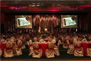 Northeastern State University, Tahlequah — The University Center Ballroom can be set up a multitude of ways to accommodate groups from about 75 up to groups of 400.