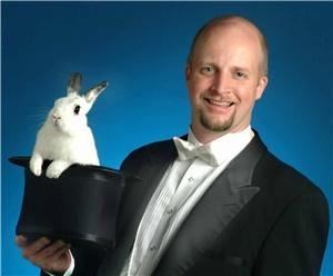 D's Magic, Hampstead — Dave Thomen`s magic and comedy is 100% pure entertainment fun for your guests! He has a proven track record of success performing at 300 private and corporate events each year. Delighted clients include the Baltimore Ravens, Maryland State Police, Toyota and the U.S. Army. 

Dave blends distinctive magic and clean comedy with plenty of friendly participation. Choose from: Private party performances for holidays or special ocassions; Stage Shows with comedy magic, illusions choregraphed with music, and audience involvement; Close-up Magic for cocktail hour and trade shows; Strolling Entertainment offering balloon sculptures for grand openings; Master of Ceremonies for recognition banquets and corporate celebrations.

Discover why Dave of D`s Magic can easily adapt your entertainment needs...and fill the room with laughter and applause!