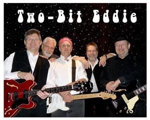 Two-Bit Eddie, Kingston Springs — Two-Bit Eddie is a self-contained, 5-piece band who would make your wedding reception, company party, birthday party, high school or college reunion and any other special event a time to remember. 
Two-Bit Eddie plays the greatest music ever recorded ... the rock'n'roll, soul, blues and country of the 50's, 60's, 70's & 80's!!
You and your guests will dance the night (or day) away to their favorite tunes by their favorite artists. Whether yours is an even for 50 or 5,000, Two-Bit Eddie is guaranteed to please the most finicky music fan.