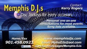 Memphis DJs, Memphis — When you are ready to get married call on the best that Memphis has to offer, Memphis DJs. At the moment we are experiencing contact and booking form issues on our web site. Please call me personally and I will get the information we need to get you booked with one of the best DJs that Memphis has to offer. 901.458.0923