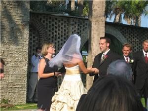 Myrtle Beach Weddings, Etc., Myrtle Beach — Cynthia Swanson is a certified South Carolina Wedding Officiant who can help you with all aspects of your beach wedding.  Included are personally-written wedding vows, vow renewals, etc.  
Also we have available a venue on the beach for your wedding ceremony, as well as a beautiful one-acre lawn nearcy for wedding receptions.