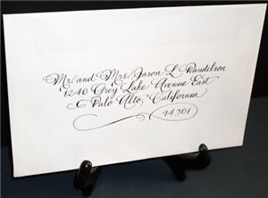 If So Inklined Calligraphy, Charlottesville — Hand Addressed Envelope - Modern and Traditional styles available. Can match specific lettering styles and colors at no additional charge.