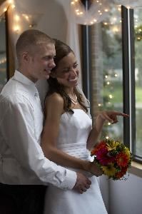 Photographic Memory, Saugatuck — Rainy day reception in Kalamazoo didn't keep the couple from having a great time.  Rose & Ron will be there to capture your day for you to treasure and share with your family too.