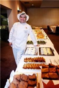 Advantage Jewish Catering And Event Planning, Encino — Chef Jeff at a wedding