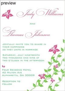Personalized Party Invites, Alpharetta — Gorgeous wedding invitations at low prices. All wedding invitations are under $1 each.