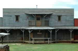 Rollins Creek Old West Town and Bed And Breakfast, Rollins Creek Old West Town and Bed And Breakfast, Guthrie — This is the Paradise Saloon in Rollins Creek Old West Town.  The interior is 1880's and you will feel like you stepped back in time.  The Saloon has a full moderen kitchen and his and hers bathrooms. Seating capacity 50.