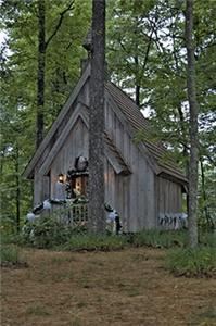 The Appalachian Chapel, Mentone Mountain Retreat, Mentone — The Appalachian Chapel with cedar shake roof, stained glass windows, steeple bell, oak pews and wood floors offers a peaceful spiritual setting for seating up to 50 guests.