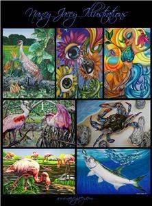 The Jacey Gallery/Nancy Jacey Illustration, Richmond — Nancy Jacey Illustration samples