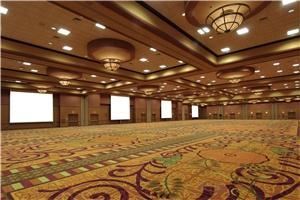 Windsor Ballroom, Courtyard by Marriott Omaha - La Vista, La Vista — The Windsor Ballroom features 30,0000 sq ft of space and can be separated into sections based on event needs
