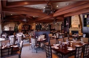Dining Area, Romano Classic Italian Causine, Woodbridge — The dinning room seats 150 people ,and 120 people with the dance floor in use.