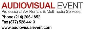 Audiovisual Event, Dallas — Dallas AV rental company providing audio visual rentals and event services for business meetings, conventions, trade shows, and special events.