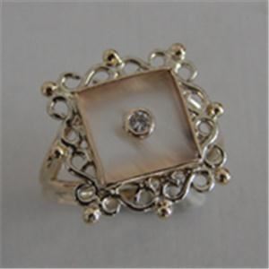 creative Jewelry center, Virginia Beach — 14 Kt two tone,"Filligree" ring made as an anniversary ring
ny Anne, circa 2008.