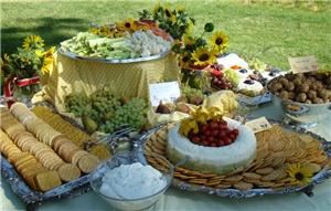 Karla's Kreations, Yuma — appetizer table