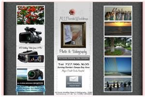 All Florida Weddings, Saint Petersburg — Our professional production staff operates HD 3 chip Sony Low Light (1.5 lux) video cameras that provide higher quality results,without the glare of high intensity lighting that other HD camera's require.

High quality results and affordable rates... from Complete montage opening to interviews with family, friends and guests. 

Single to multi-camera events, plus "livestreaming" of your special wedding day to those who just can't attend!

Let us produce your wedding video and photo package and save big dollars, while getting the professional quality you deserve.

We webstream from just about any location, church, beach, boat, wherever the interenet is available!