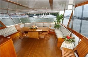 Calypso Charter Cruises, Calypso Charter Cruises, New York — Calypso aft deck