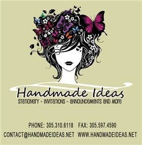Handmade Ideas, Miami — All the cards are uniquely design and handmade. Details and quality will impress you and  your guests.