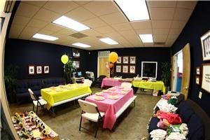 Private Reception Room(s), Waterworks Aquatics, Irvine — Waterworks Aquatics reception room.