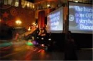 Power Entertainment, Daphne — VJ set up for Mardi Gras in Mobile...
