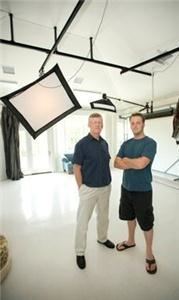 Creative Photo, Columbia — Owners Carl and Marvin Neitzert in the studio.