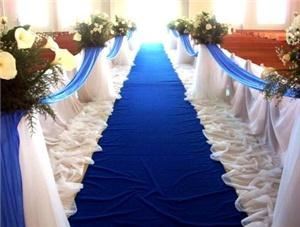 Simple to Extravagant Weddings - Blue Ridge, Blue Ridge — This is an aisle I did for a military wedding.